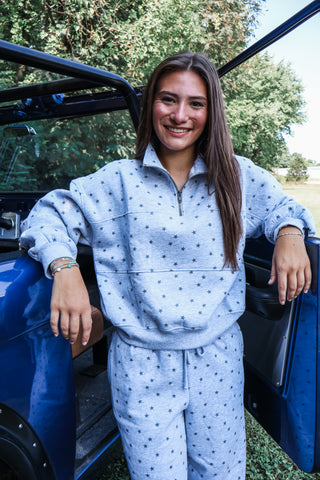 Starry Skies Pant Set • Heather Grey