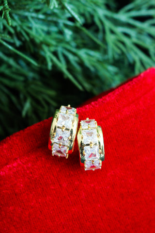 Shine Like A Diamond Earrings • Gold
