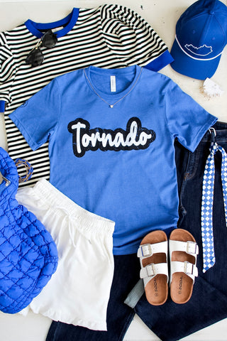 Team Tornado Graphic Tee • Heather Blue