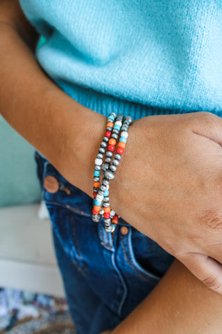 Campfire Crush Bracelet • Grey Multi