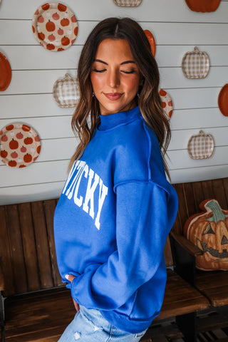 Wildcats Reversible Pullover • Blue