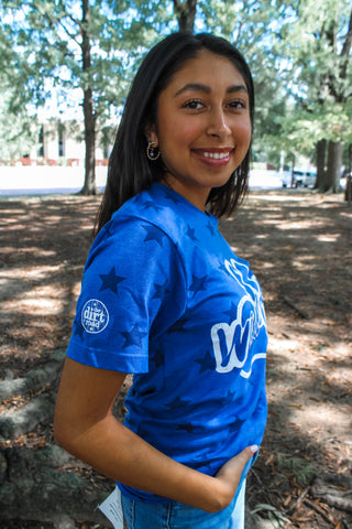 Starstruck Wildcats Graphic Tee • Heather Blue