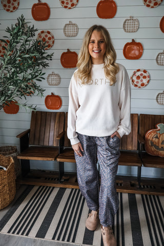 Wild Side Barrel Pants • Leopard
