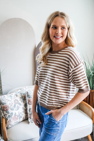 Chic & Classic Stripes • Mocha