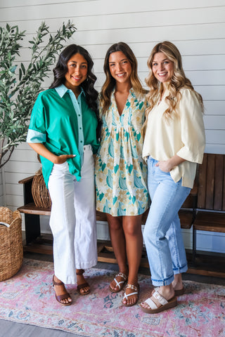 Daffodil Darling Pocket Dress • Yellow