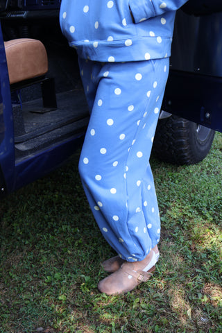 Playful Spot Sweatpants • Blue