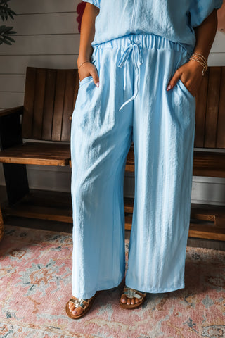 Lakeside Leisure Pant Set • Blue