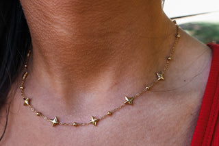 Lucky Stars Necklace • Gold