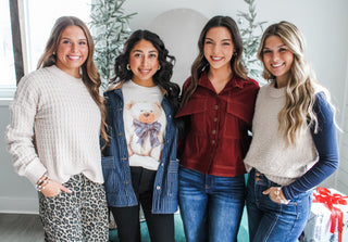 By The Fireside Babydoll Button Up • Wine