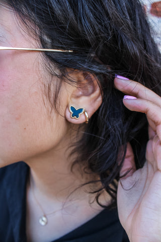 Butterfly Beauty Earrings • Black
