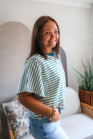 Fall Into Stripes • Teal