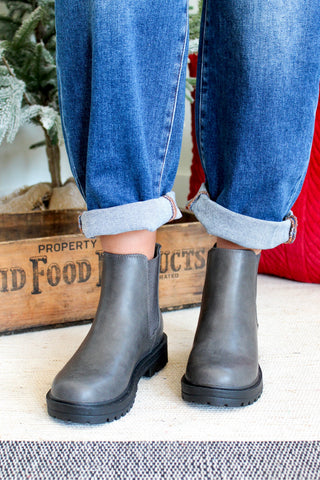 Libby Chelsea Boot • Dark Grey