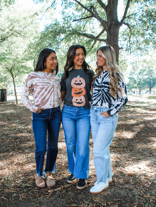 Thinking Out Loud Tie Dye Top • Clay - FINAL SALE