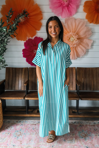 Striped Sensation Midi • Green
