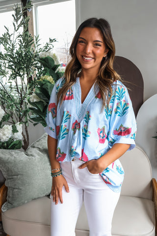 Floral Escape • Blue