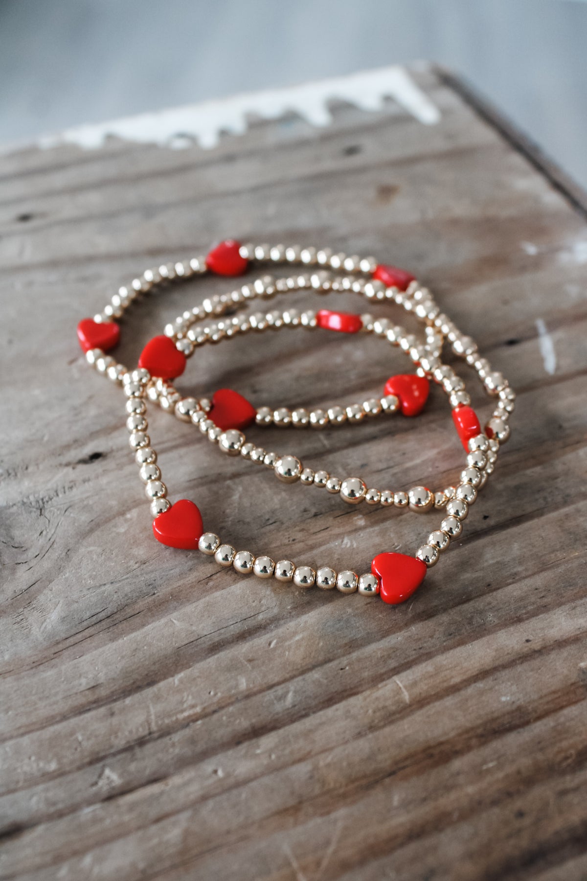 Follow Your Heart Bracelet • Red