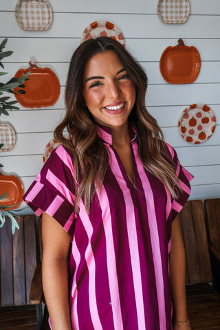 Seasonal Shift • Pink Stripes