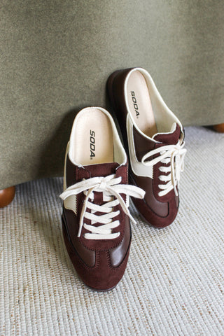 Mackay Mule Sneaker • Dark Chocolate