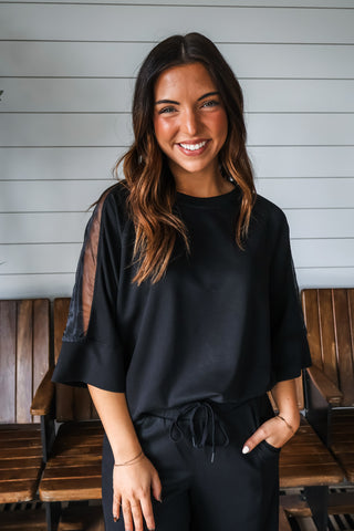 City Chic Pant Set • Black