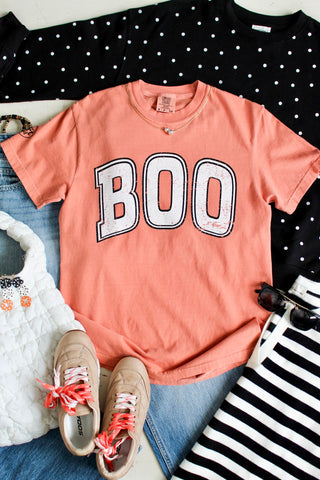 Boo University Graphic Tee • Dusty Peach
