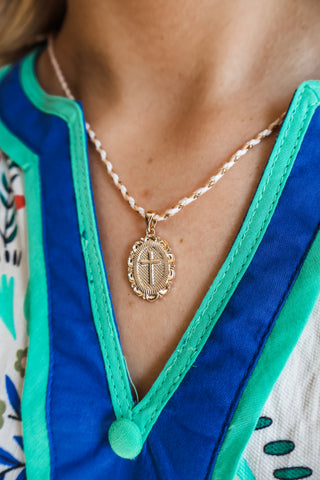 Inner Beauty Braided Necklace • Sand