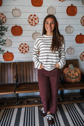 Cider Season Stripes • Cream