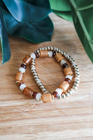 Made To Match Bracelet • Caramel