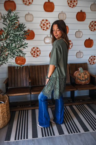 Lovely In Lace • Olive