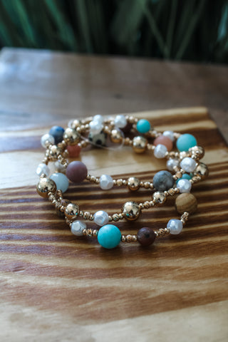 Just The Beginning Bracelet • Multi