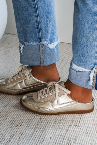 Mackay Mule Sneaker • Gold