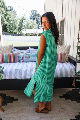 Between The Lines • Green Stripes