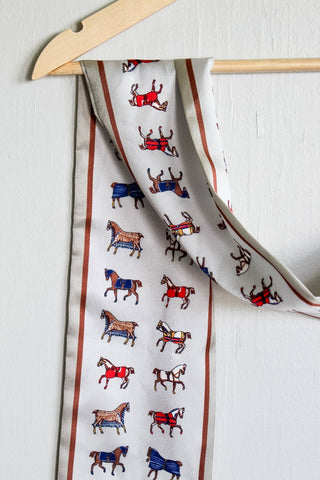 Run For The Roses Narrow Scarf • Multi