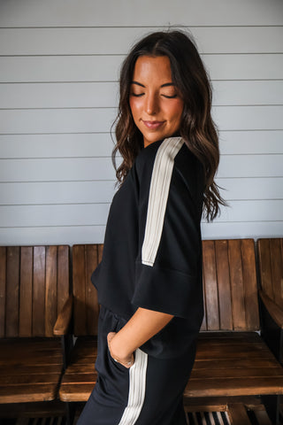 Laidback Leisure Top • Black
