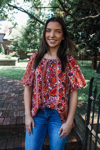 Fall splendor • rust multi - FINAL SALE