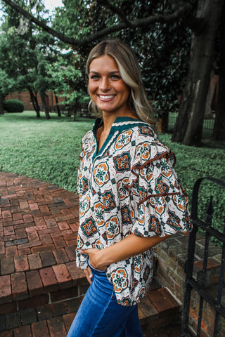 Harvest Gatherings • Green Multi - FINAL SALE