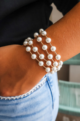 Hold On To Hope Bracelet • Pearl