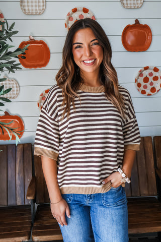 Fall Fest Stripes • Brown Mix