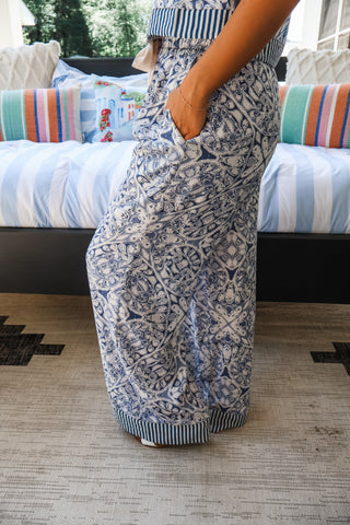 Vacay State Of Mind Pants • Blue