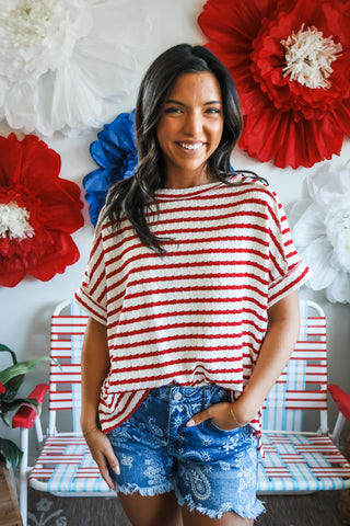Daybreak Stripes • Red
