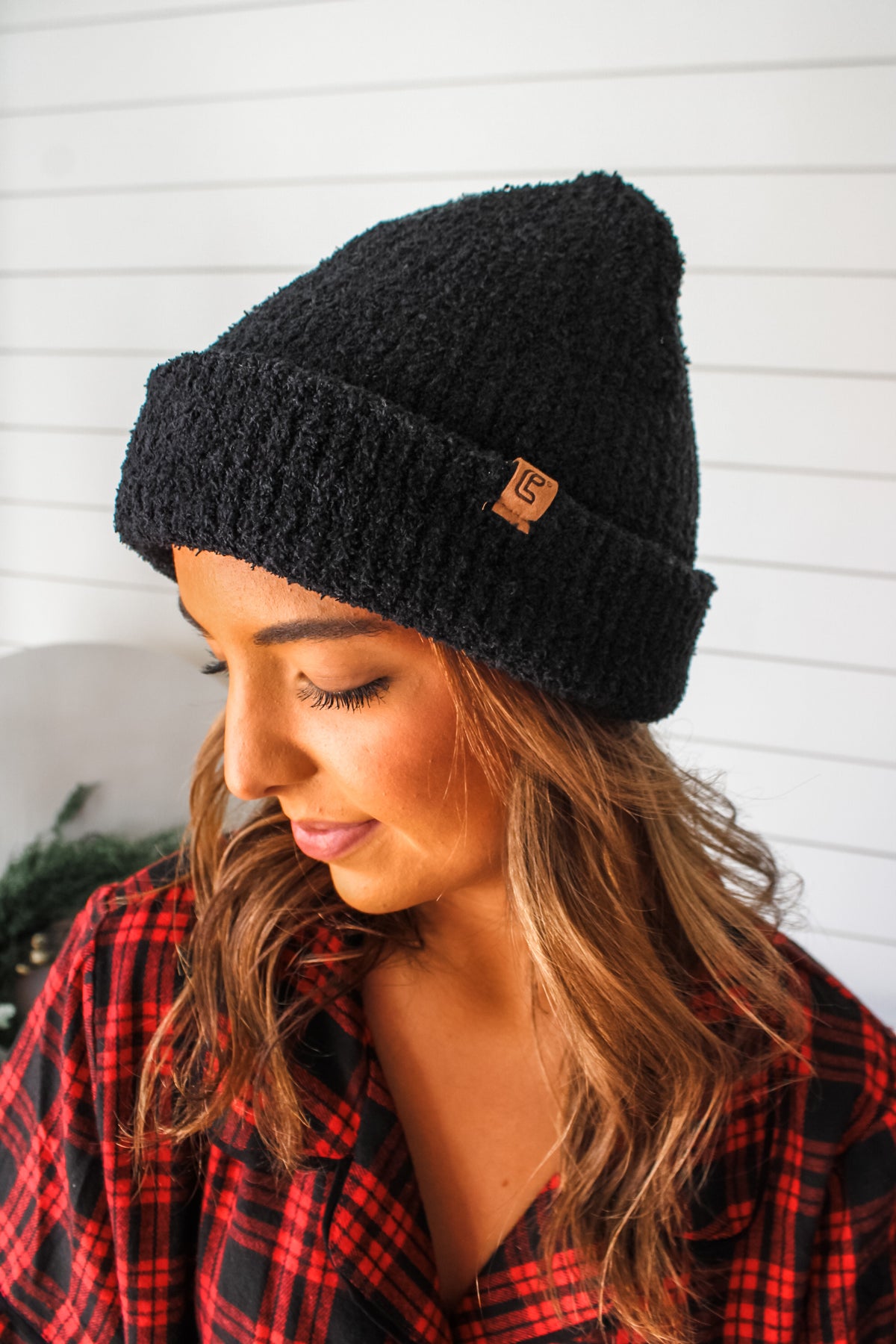 Cozy Chic Ribbed Beanie • Black