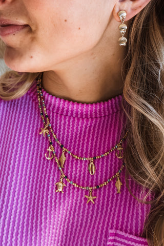 Sandy Shores Dangle Earrings • Gold