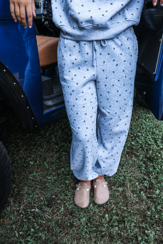 Starry Skies Pant Set • Heather Grey