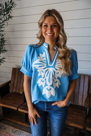 Beachside Brunch • Blue