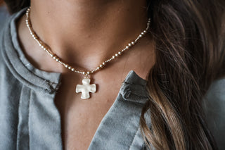 Everyday Blessings Necklace • Matte Gold