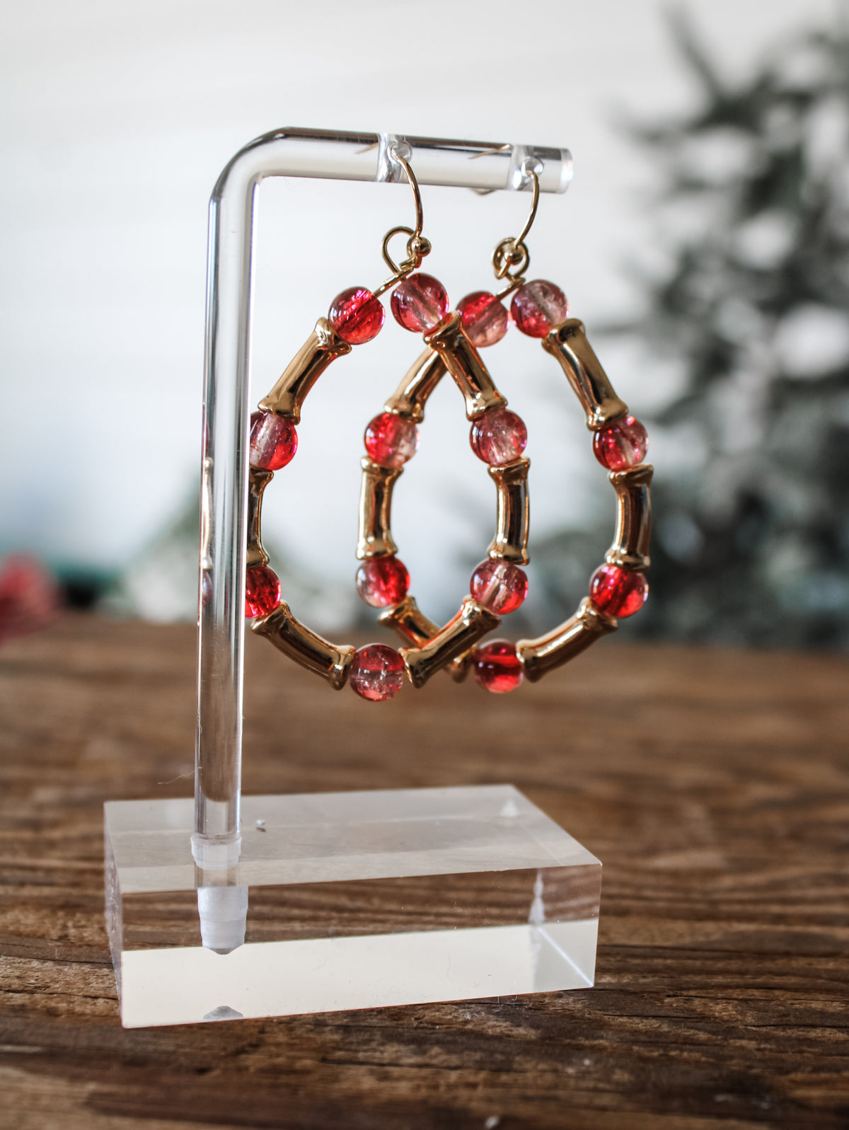 Gumdrop Magic Earrings • Red