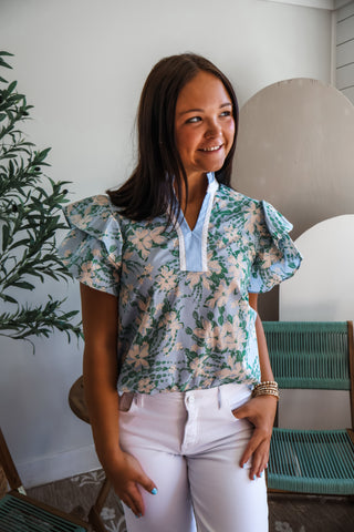 Bloom With Purpose • Blue Floral