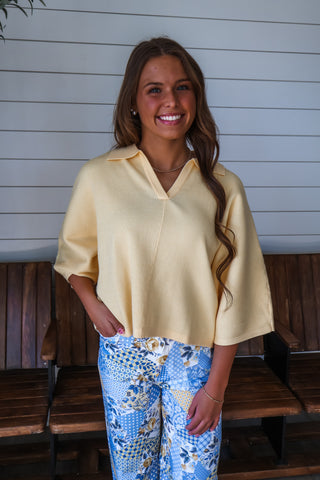 Good Days Dolman Knit • Butter Yellow
