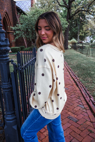 Spot Of Sunshine V-neck • Butter