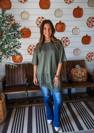 Lovely In Lace • Olive