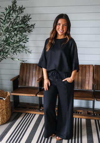 City Chic Pant Set • Black